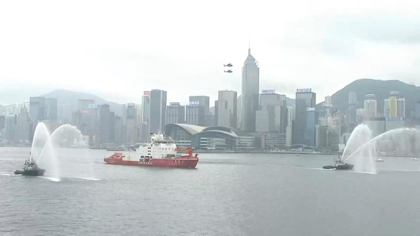 跟随“雪龙2”号到访香港